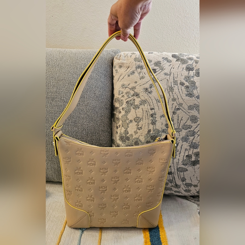 MCM Klara Monogram Hobo Bag